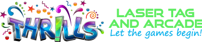Thrills Laser Tag and Arcade Mobile Retina Logo